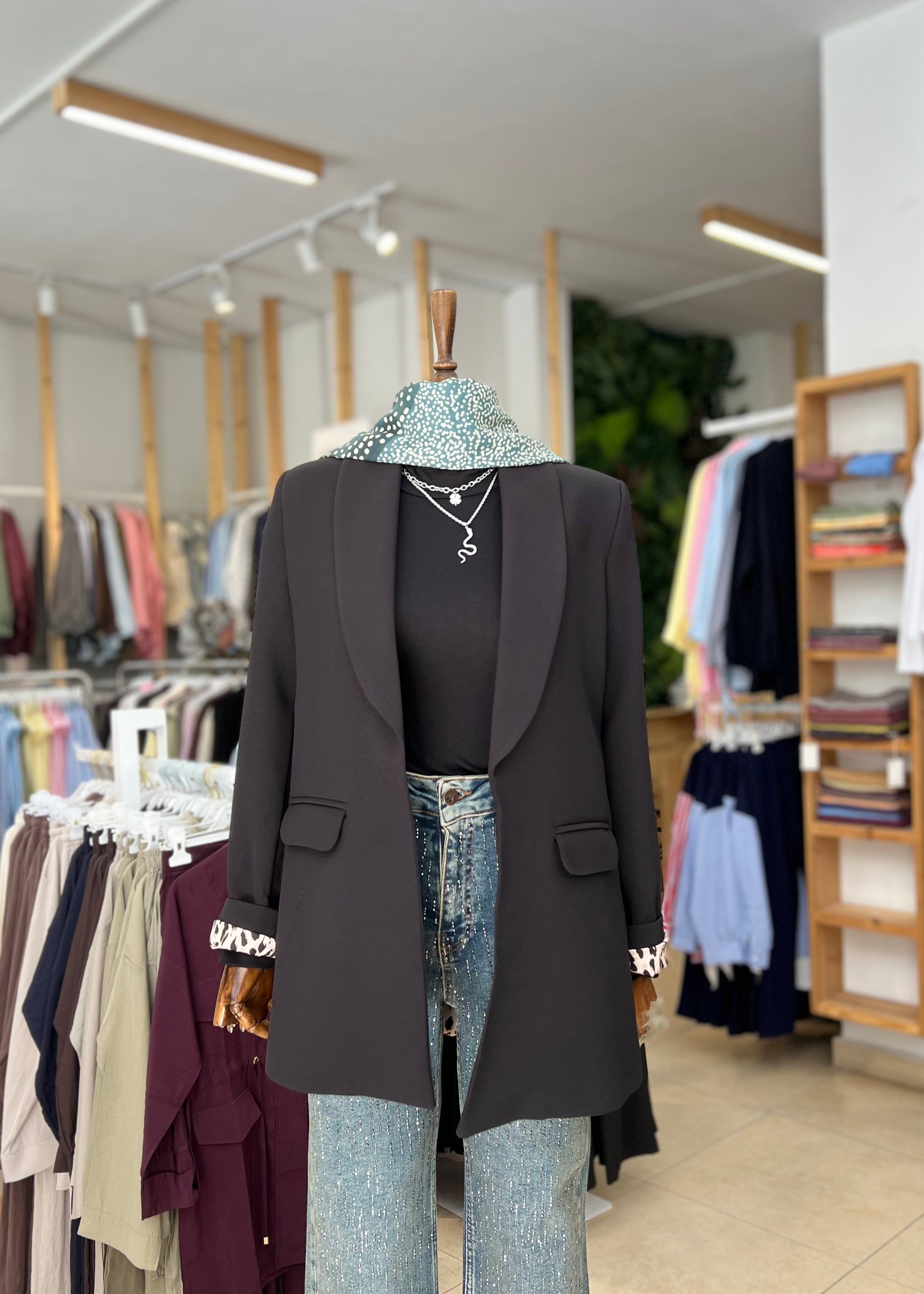 ŞAL YAKA BLAZER CEKET