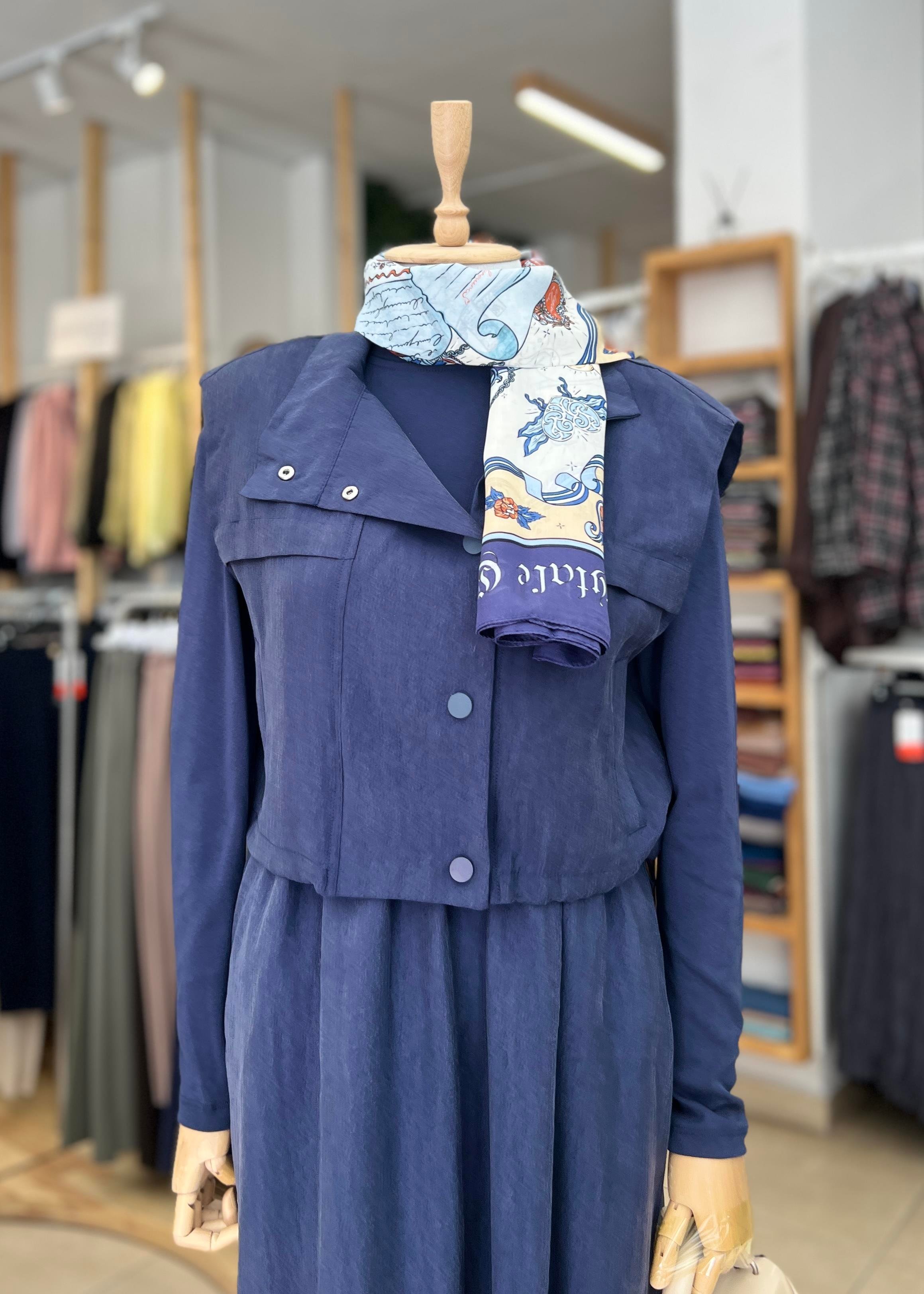 YELEKLİ ELBİSELİ TAKIM