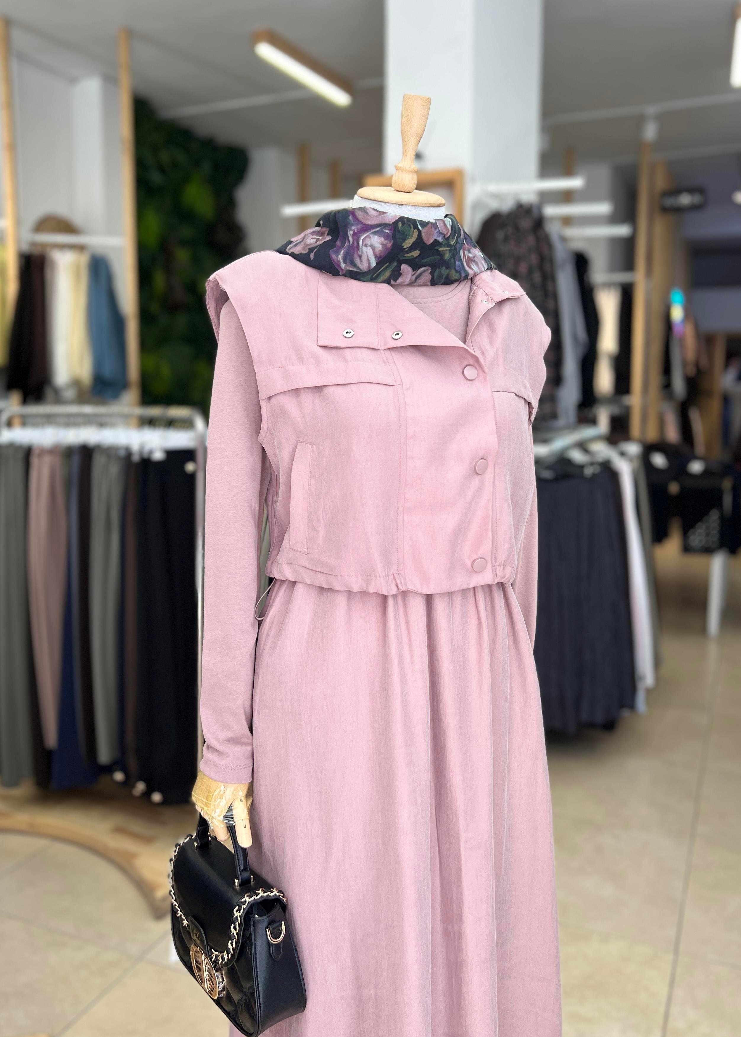 YELEKLİ ELBİSELİ TAKIM