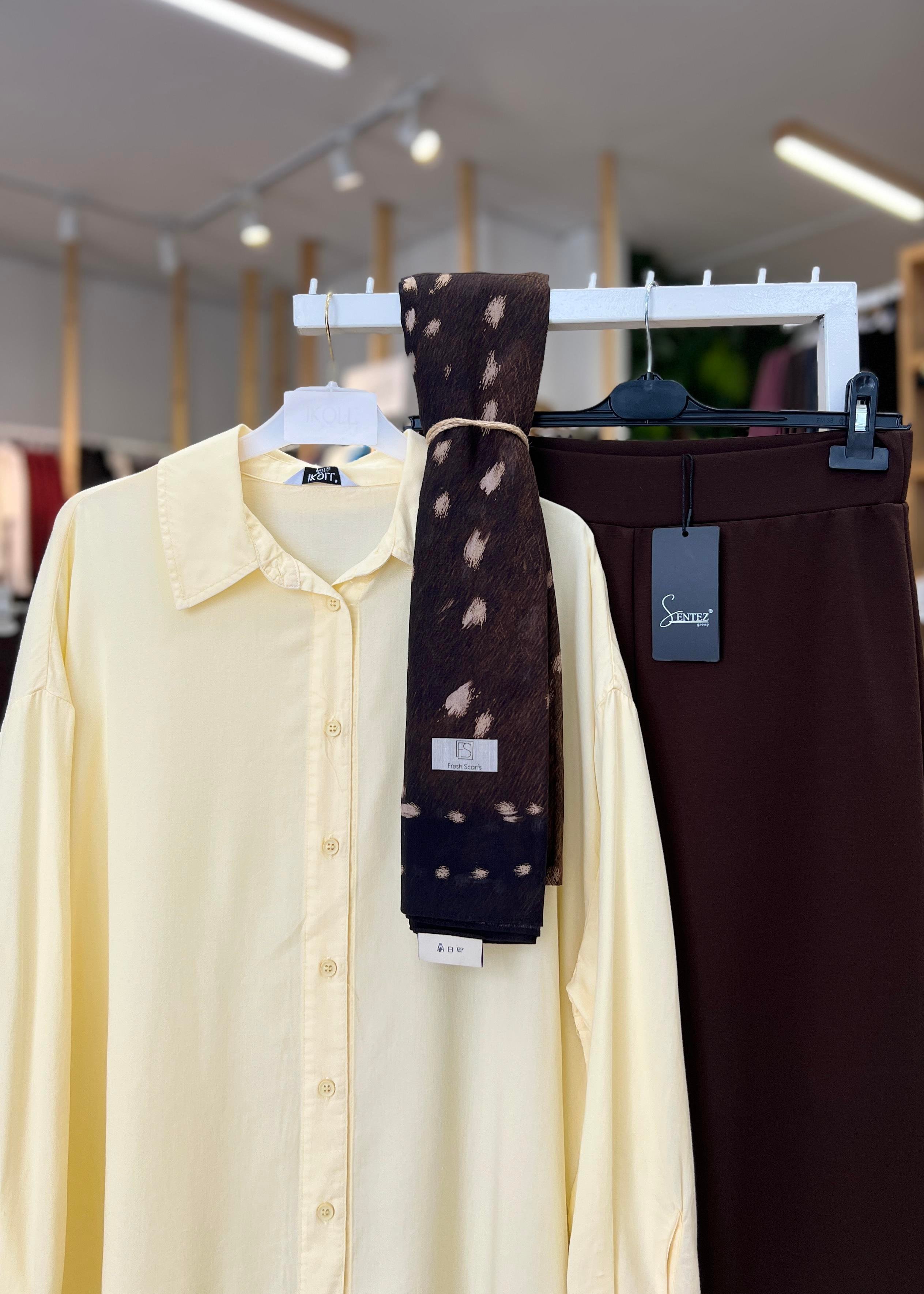 YIKAMALI LYOCELL GÖMLEK