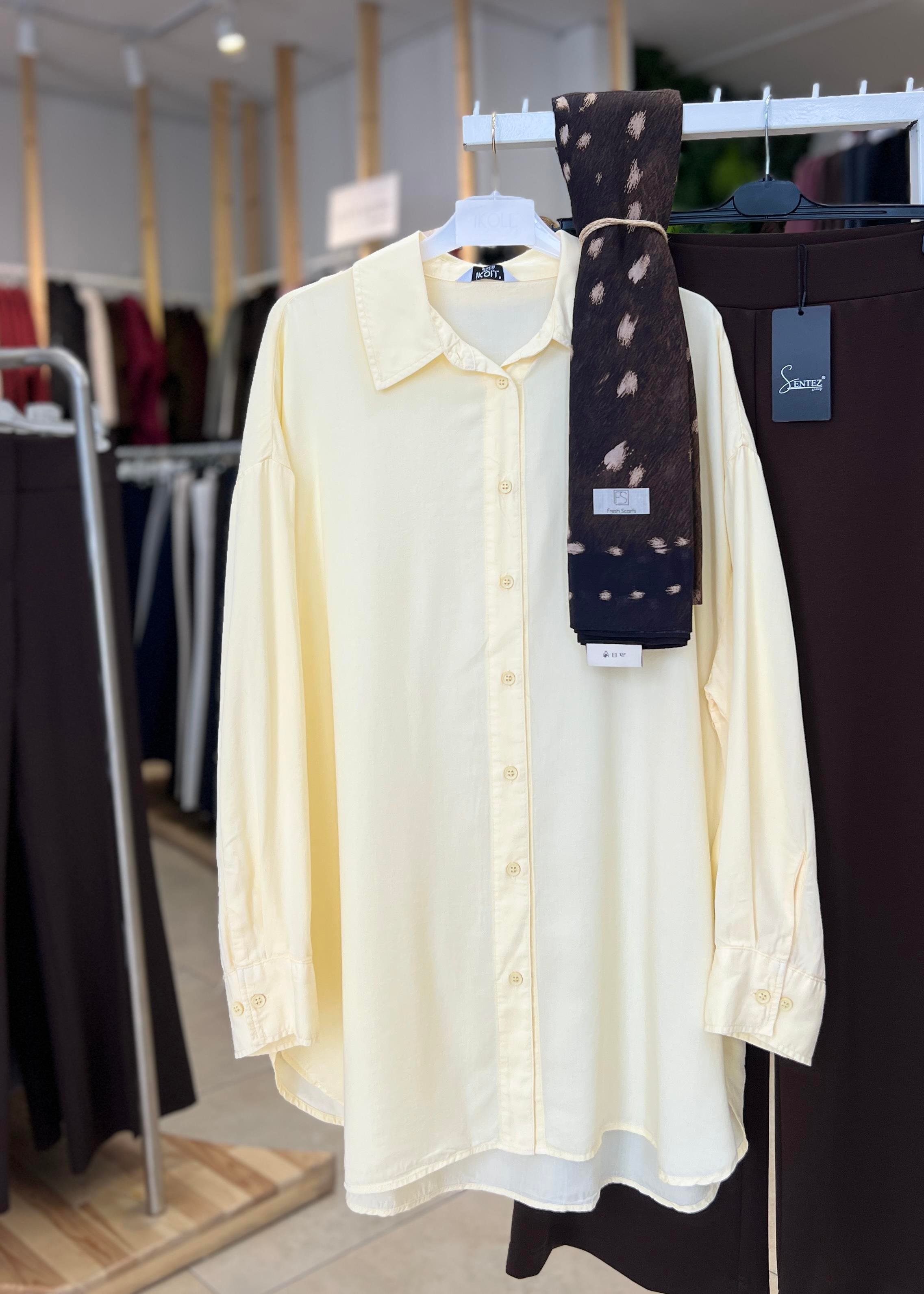 YIKAMALI LYOCELL GÖMLEK