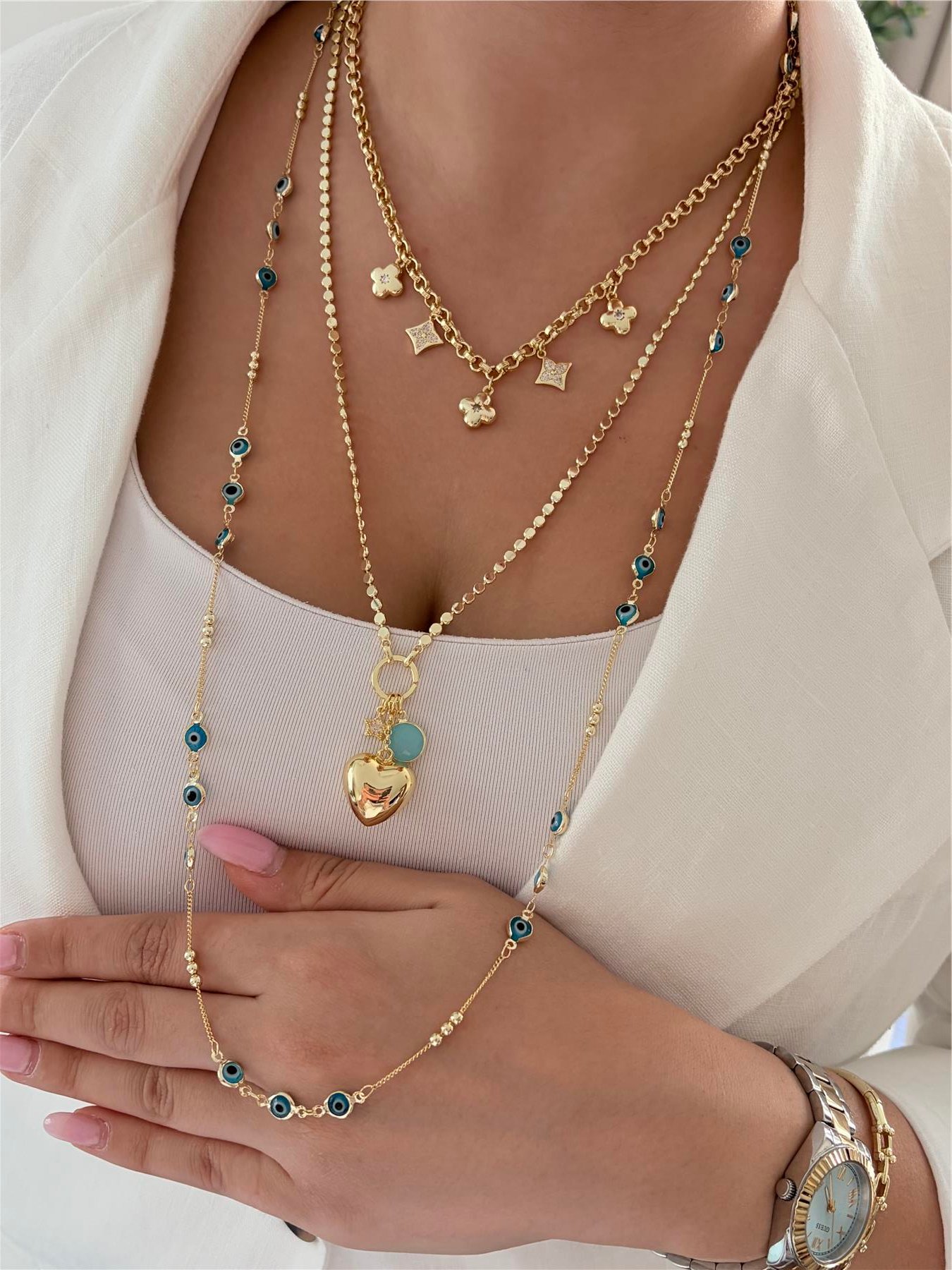 OLESYA TRİANGLE KOLYE