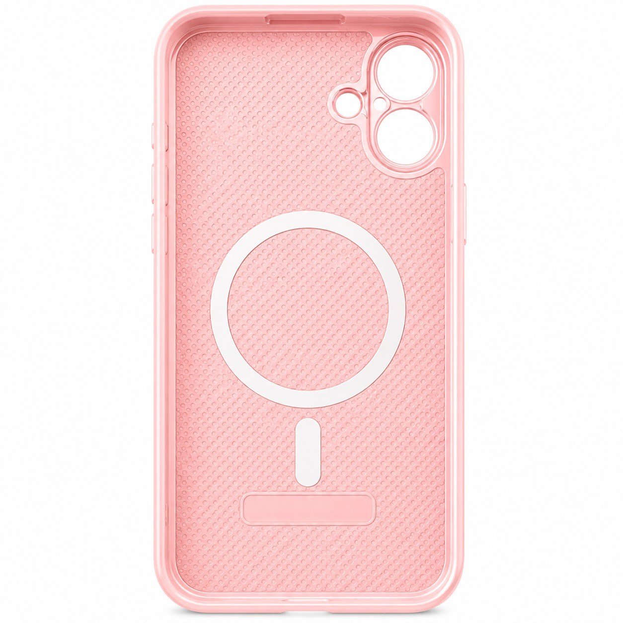 İPhone 16 PLUS KAMERA KORUMALI MAGSAFE KAPAK BUSINESS PEMBE