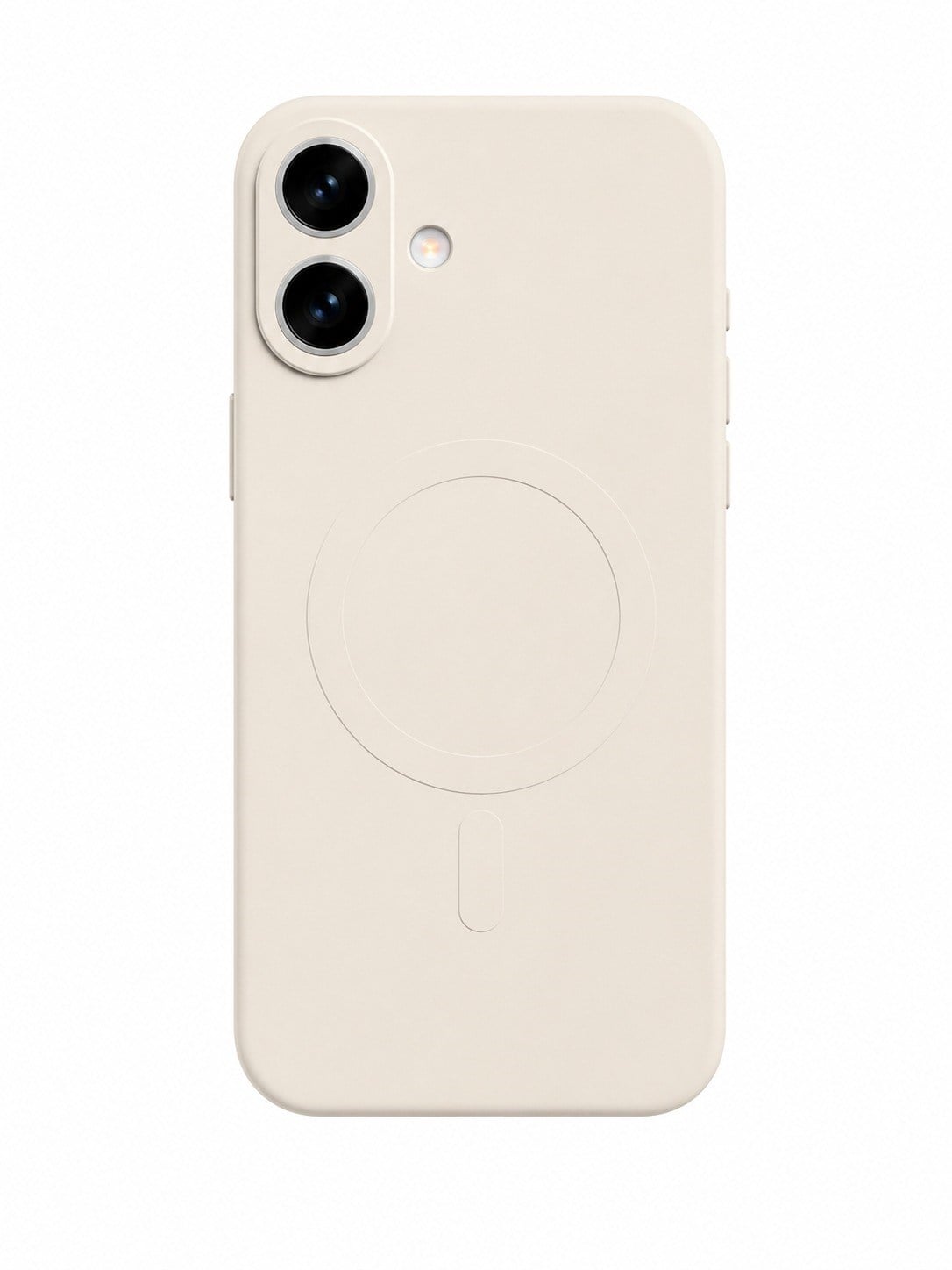 iPHONE 16 PLUS MAGSAFE KAMERA KORUMALI KILIF KREM