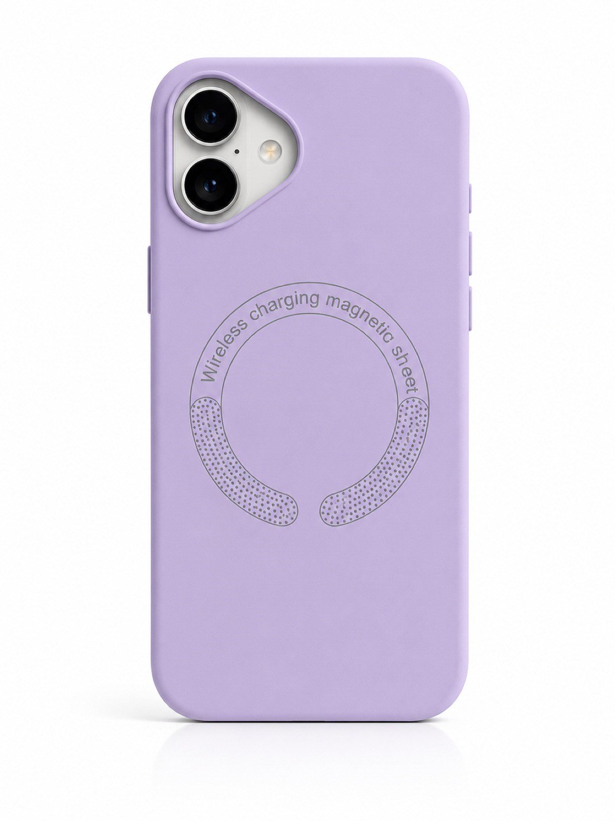 iPHONE 16 PLUS MAGSAFE KILIF LEATHER KAPAK LİLA