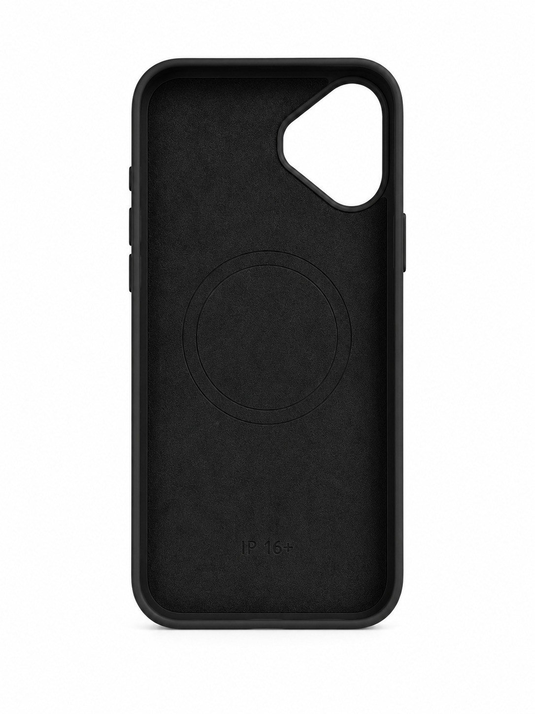 iPHONE 16 PLUS MAGSAFE KILIF LEATHER KAPAK SİYAH