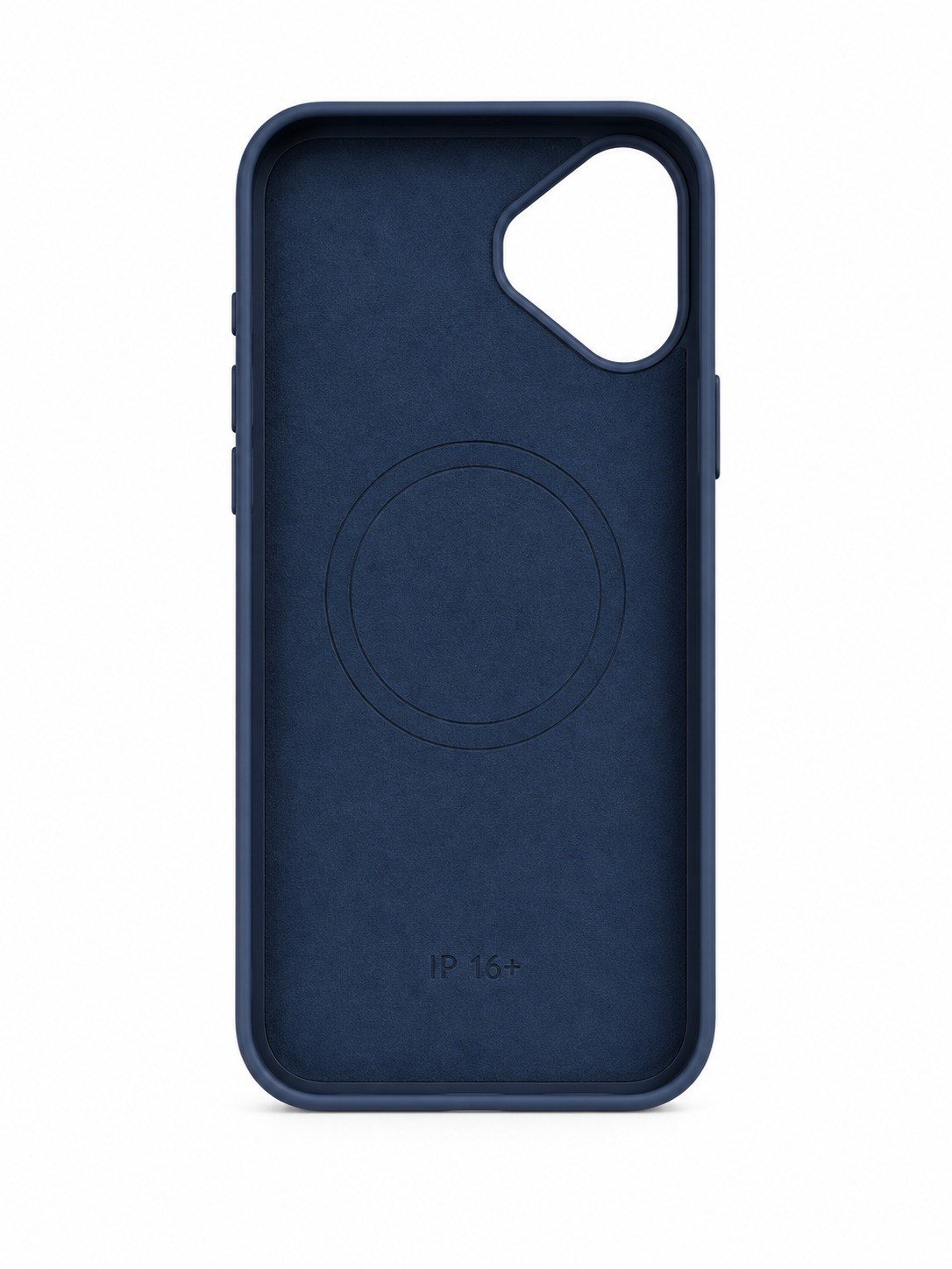iPHONE 16 PLUS MAGSAFE KILIF LEATHER KAPAK LACİVERT