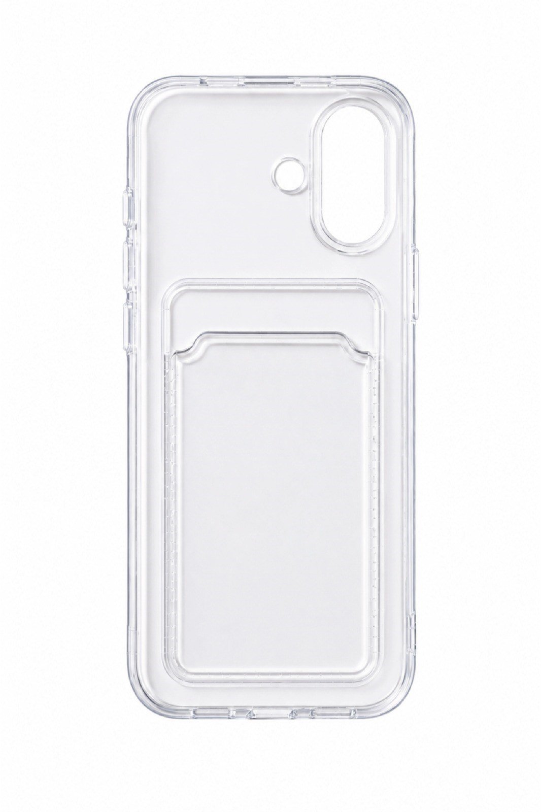 iPHONE 17 KAMERA KORUMALI KAPAK CÜZDANLI ŞEFFAF KILIF