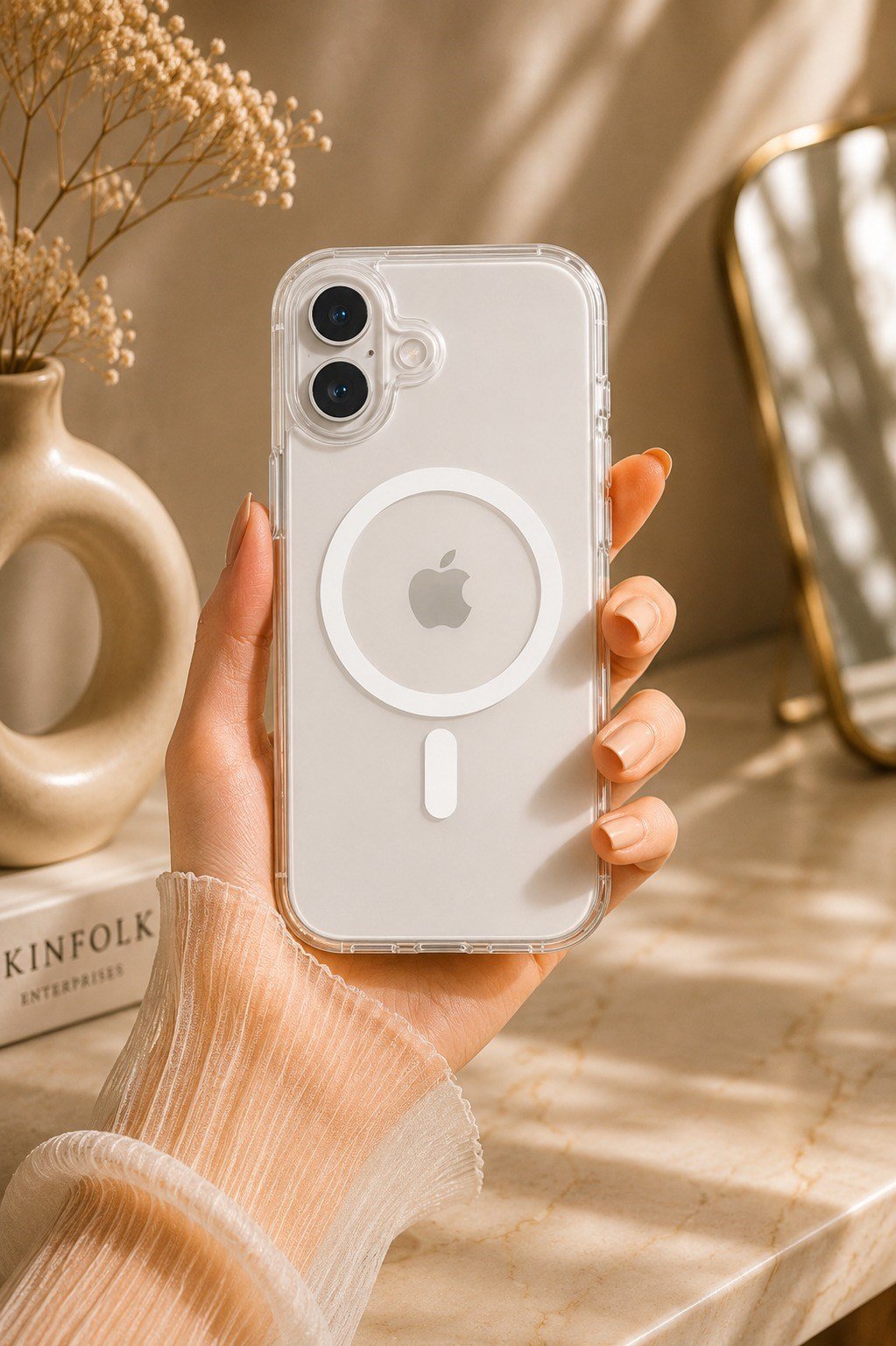 iPHONE 17 MAGSAFE KILIF KABLOSUZ ŞARJ DESTEKLİ KAPAK
