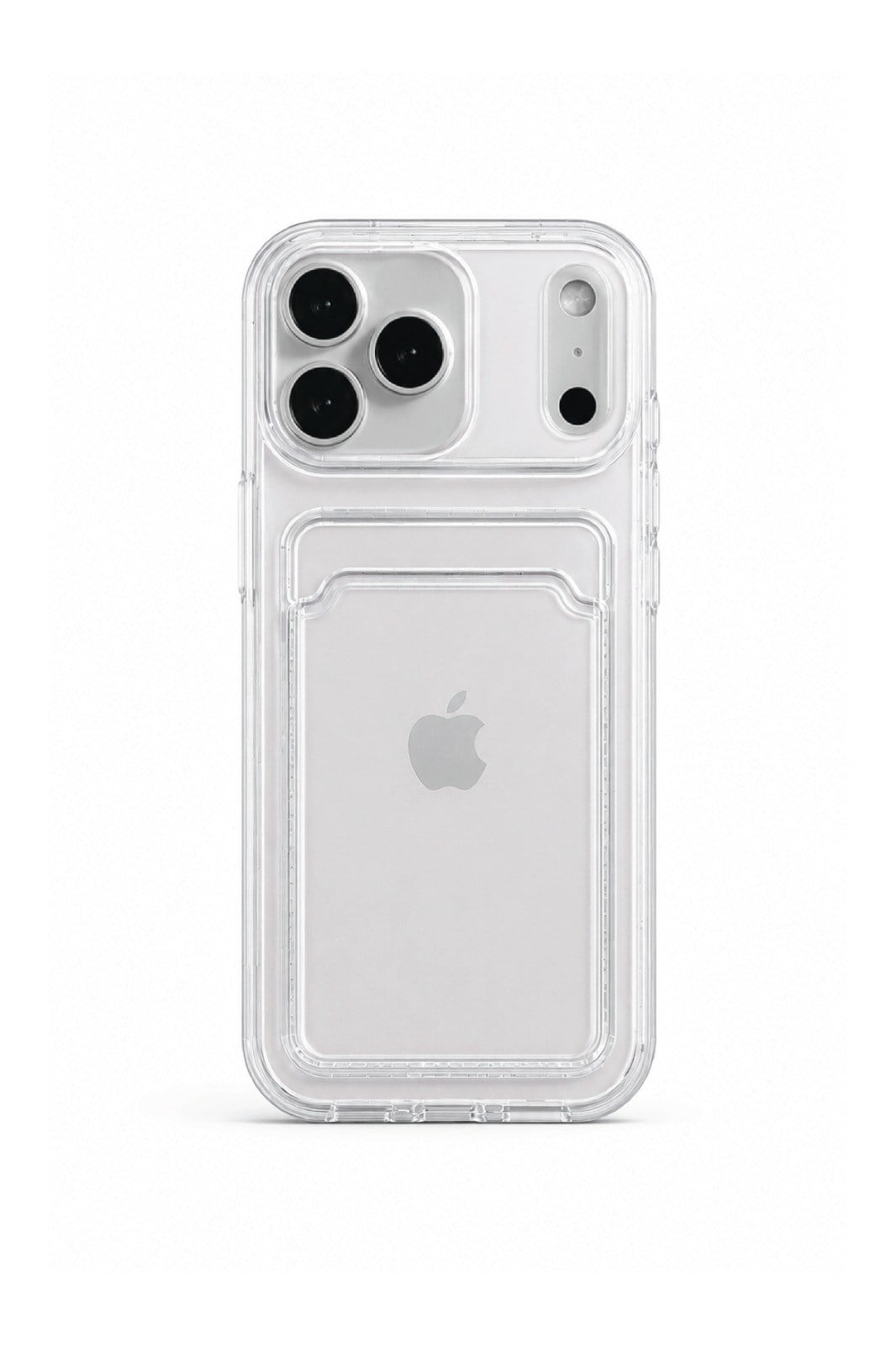 iPHONE 17 PRO KAMERA KORUMALI KAPAK CÜZDANLI ŞEFFAF KILIF