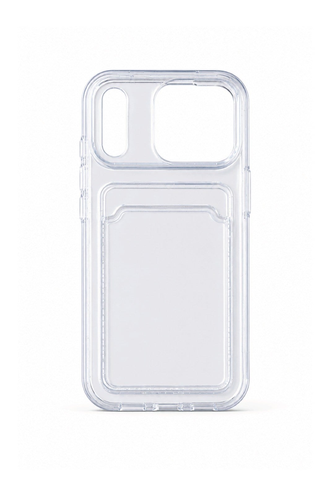 iPHONE 17 PRO KAMERA KORUMALI KAPAK CÜZDANLI ŞEFFAF KILIF