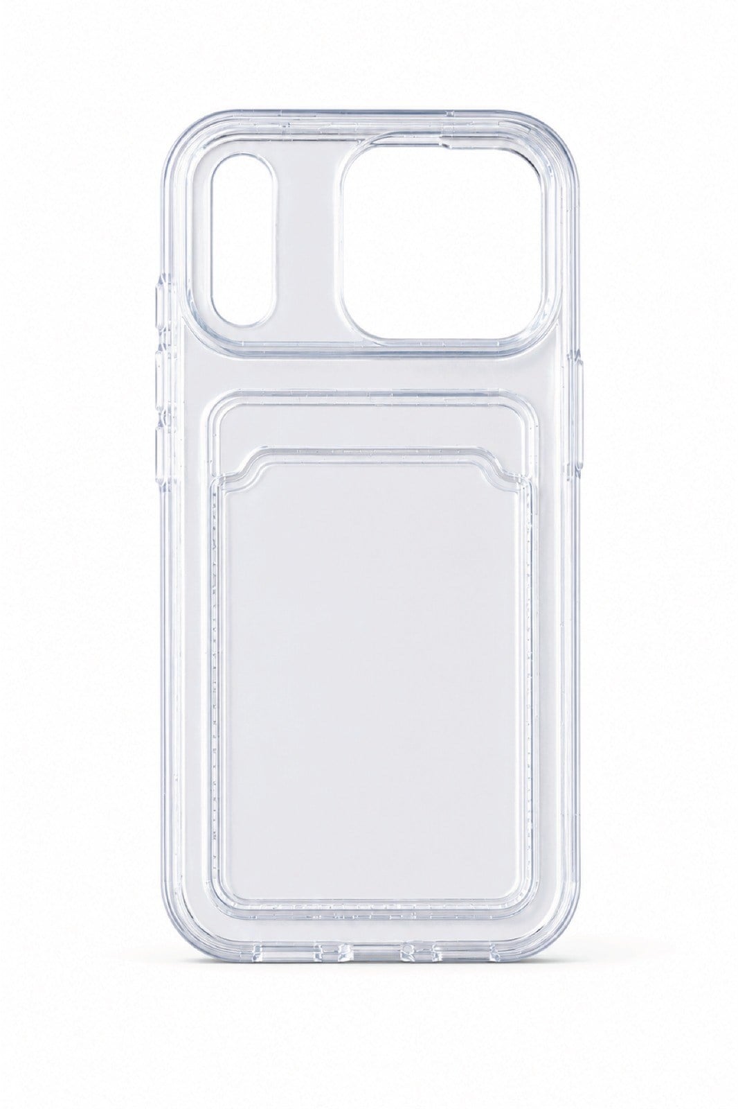 iPHONE 17 PRO MAX KAMERA KORUMALI KAPAK CÜZDANLI ŞEFFAF KILIF
