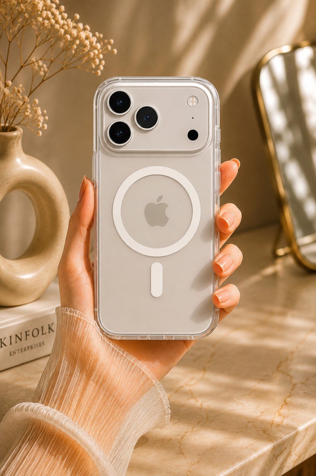 iPHONE 17 PRO MAX MAGSAFE KILIF KABLOSUZ ŞARJ DESTEKLİ KAPAK