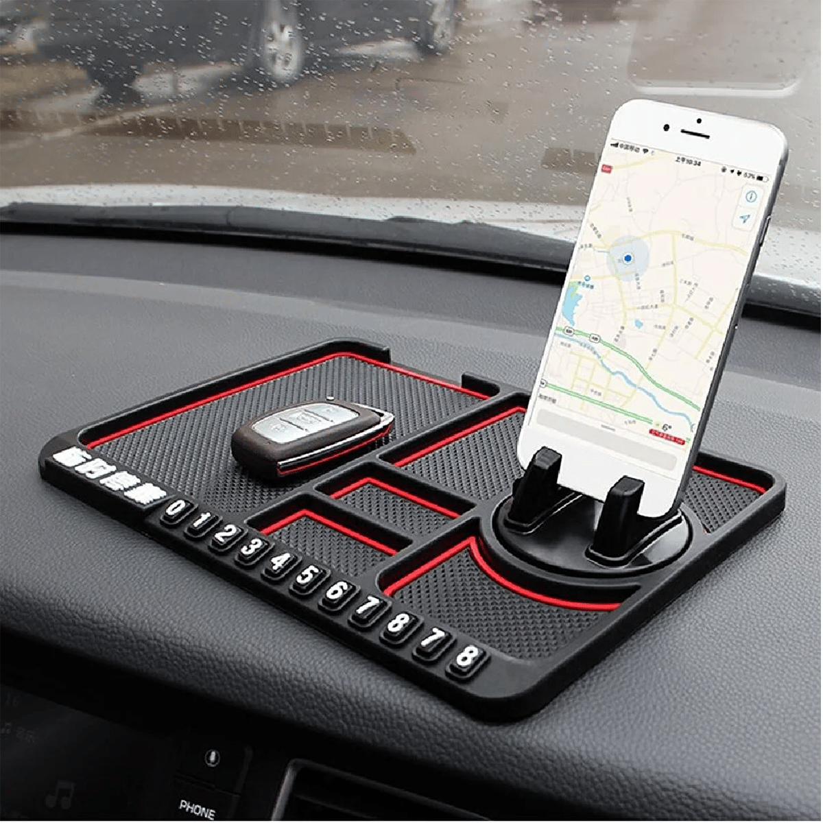 ITHINK ARAÇ İÇİ NUMARATÖR & TELEFON TUTUCU PED NM-110