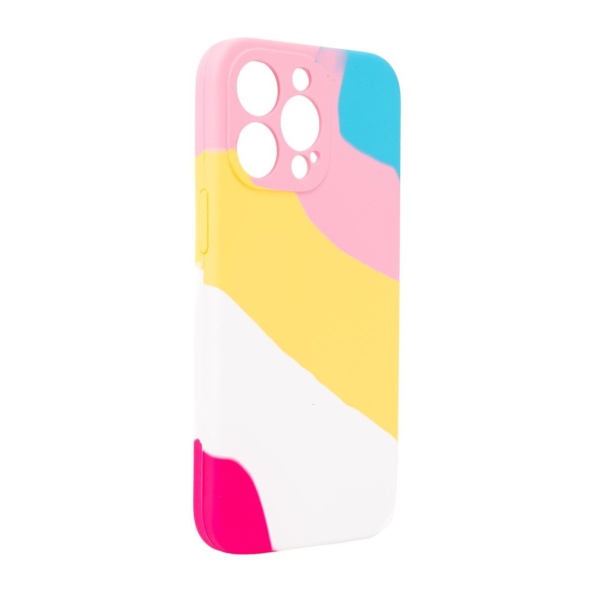 ITHINK IPH. 12 PRO RAINBOW SİLİNEBİLİR KAPAK ( PEMBE )