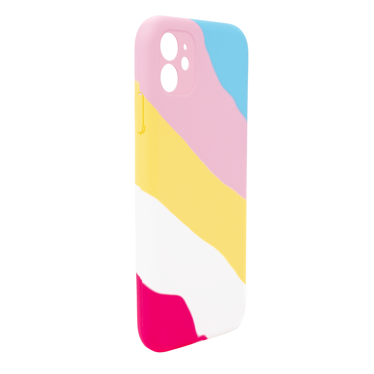 ITHINK IPH. 14 PRO MAX RAINBOW SİLİNEBİLİR KAPAK ( PEMBE )