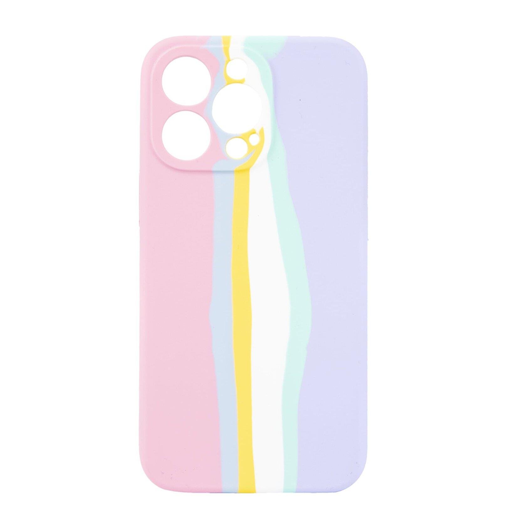 ITHINK IPH. 12 PRO MAX RAINBOW SİLİNBİLİR KPK ( LİLA )