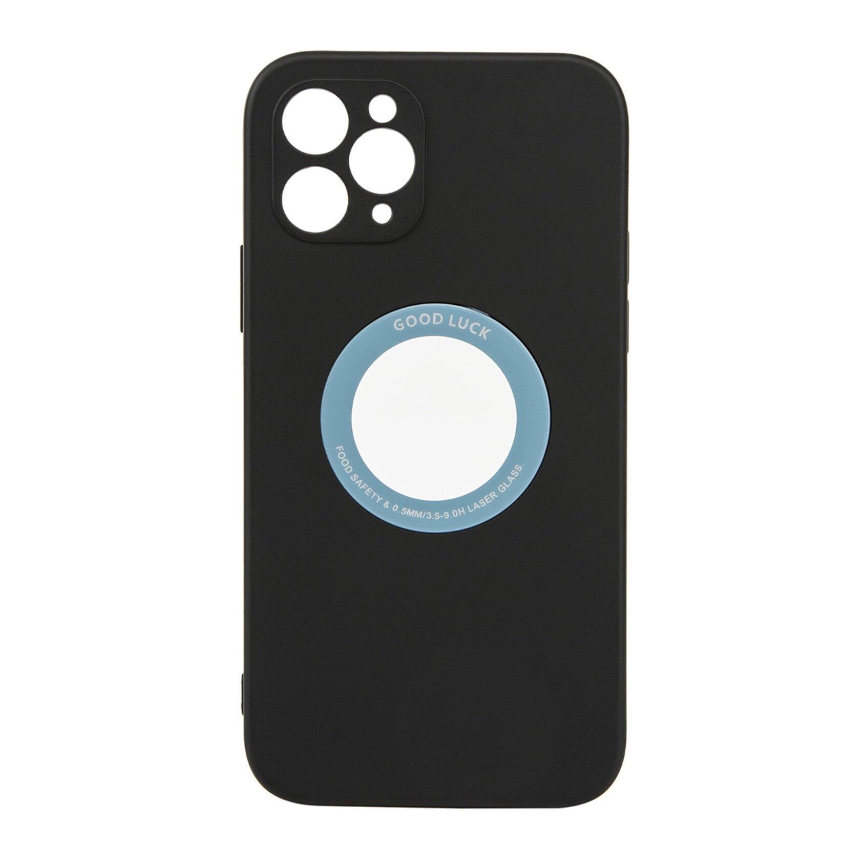 ITHINK IPH. 13 PRO GOODLUCK LOGO KORUMALI KAPAK ( SİYAH )