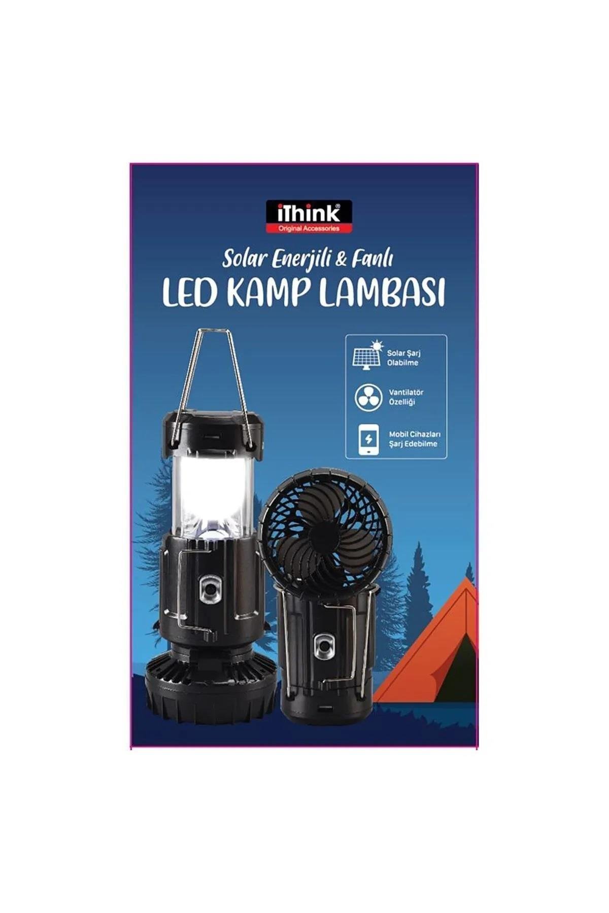 İTHİNK SOLAR FANLI LED KAMP LAMBASI LC-500