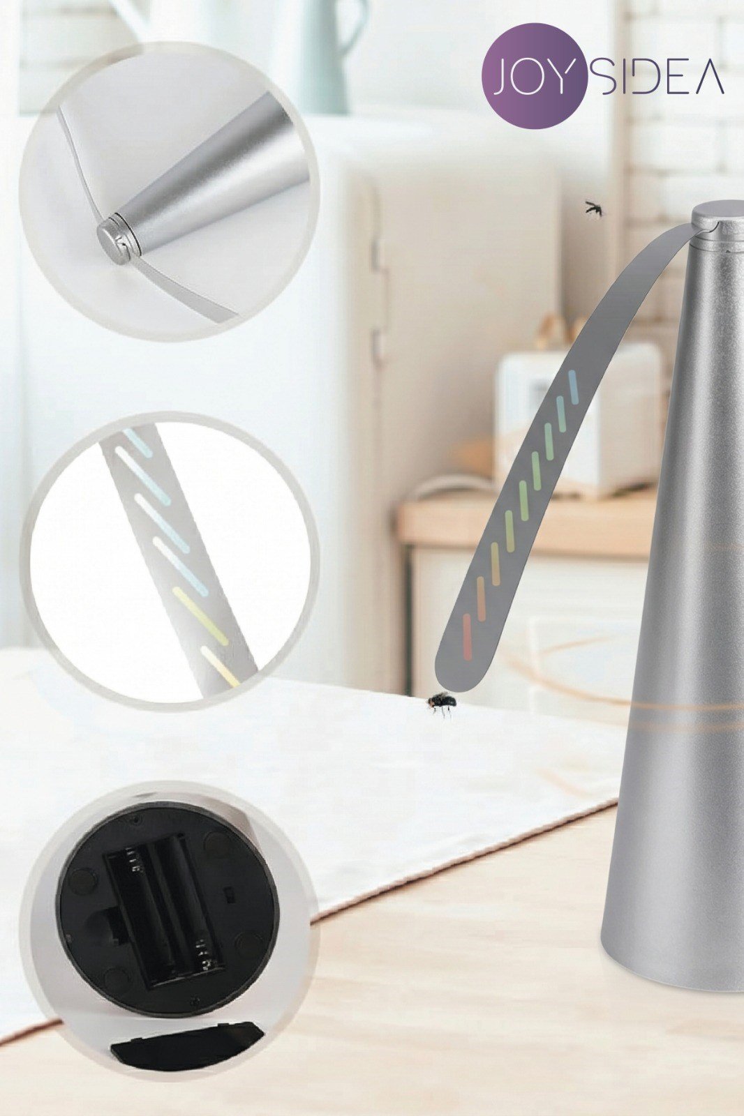 JOYSIDEA PERVANELİ SİNEK KOVUCU MK-500 SİLVER