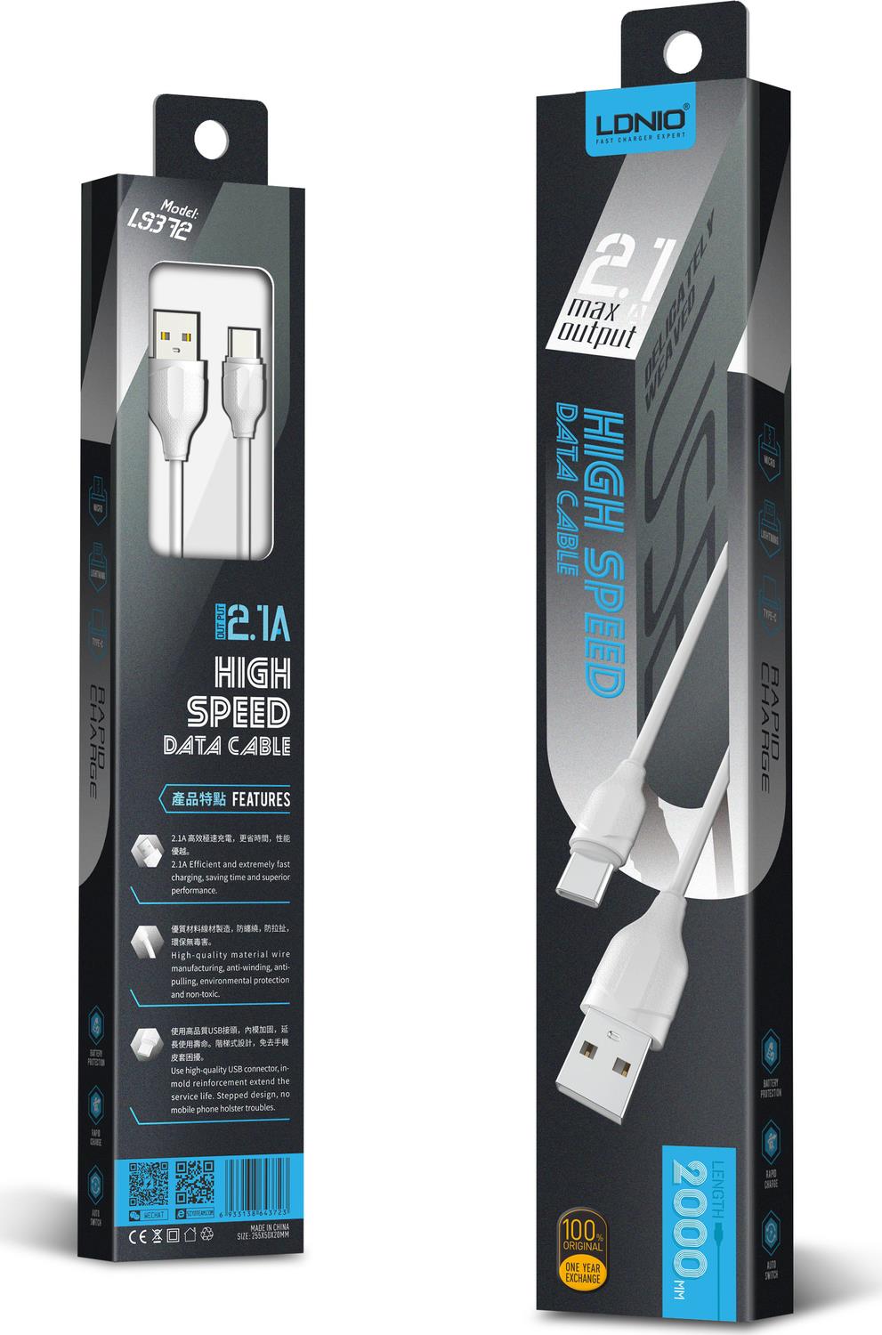 LDNIO CABLE LS372 İOS