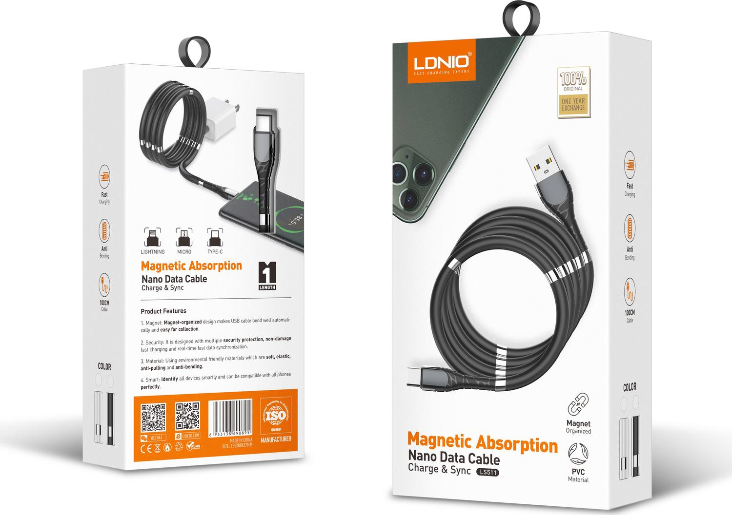 LDNIO CABLE LS511 MİCRO 