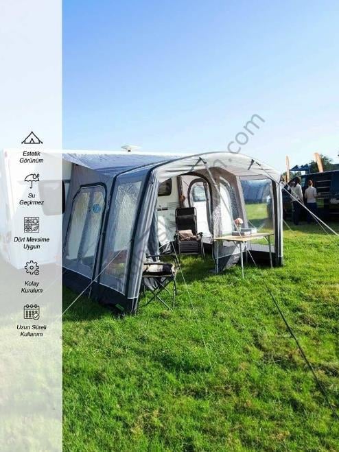 Air-350K1 Çift Bölmeli Havalı Karavan Tentesi 350x330x235