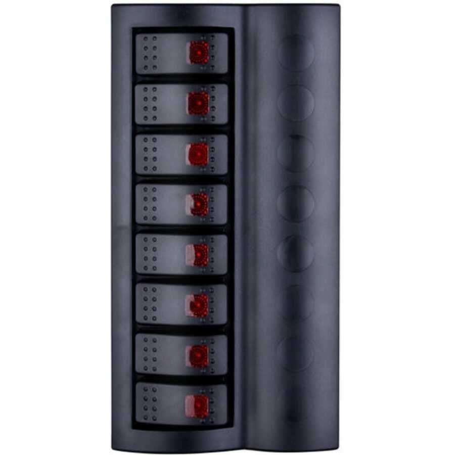 BFY Otomatik Sigortalı Işıklı Switch Panel, 8 Anahtarlı