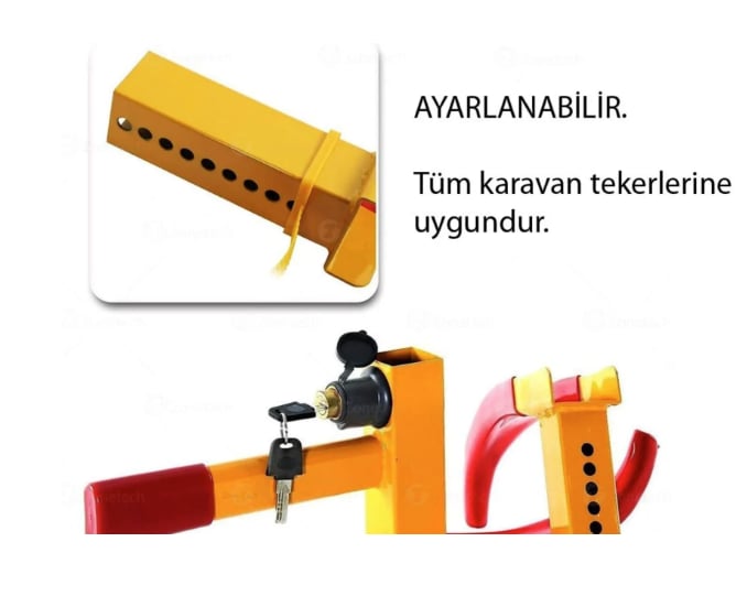 Campasist Karavan Teker Kilidi 26.5CM