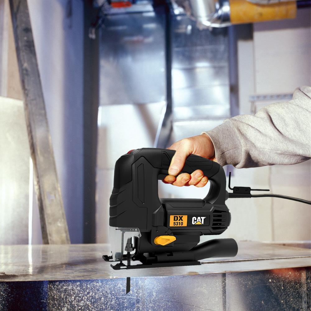CAT DX5310 550Watt Profesyonel Devir Ayarlı Dekupaj Testere + DA06901 10 Parça Testere Ucu