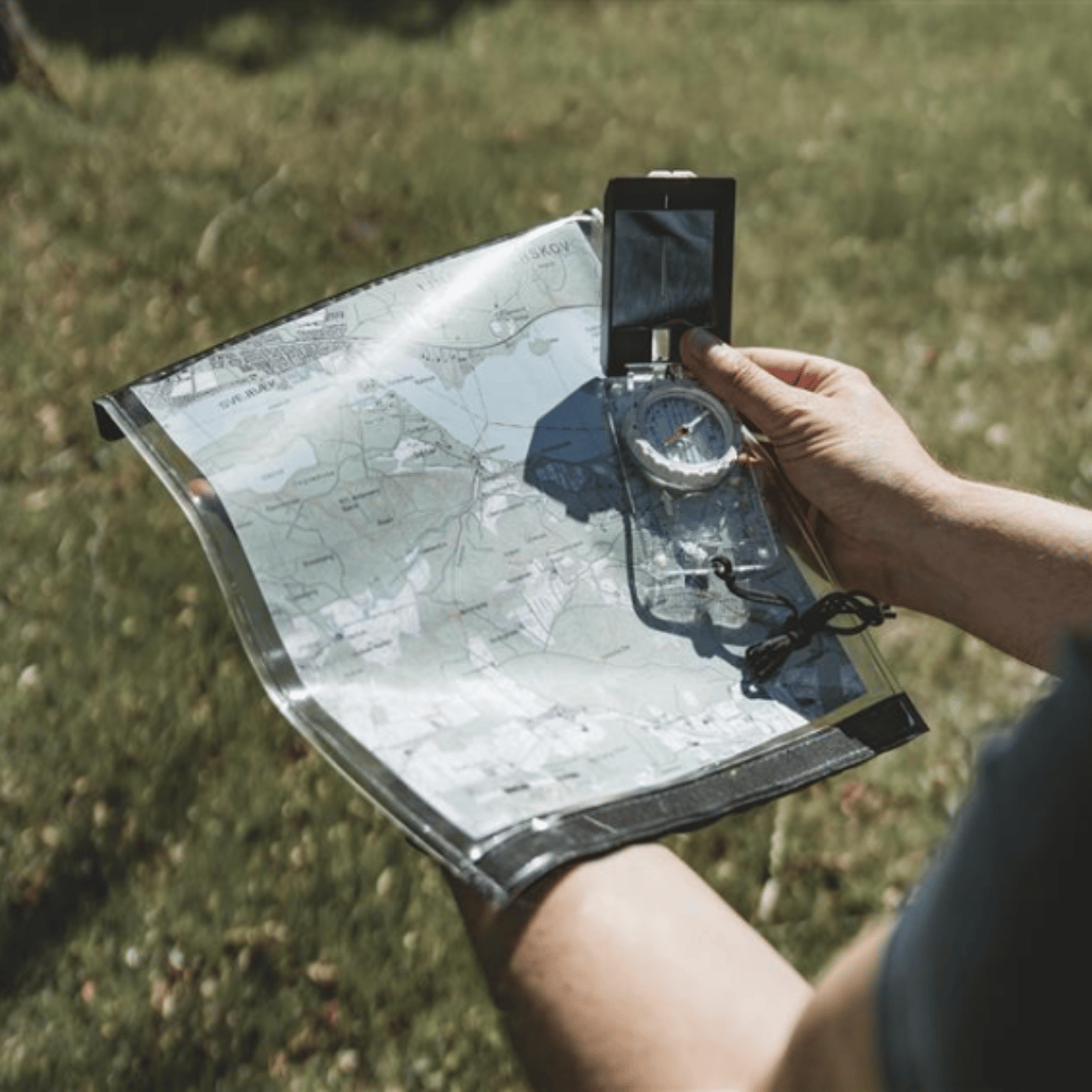 Easy Camp Map Compass Mirror Aynalı Pusula