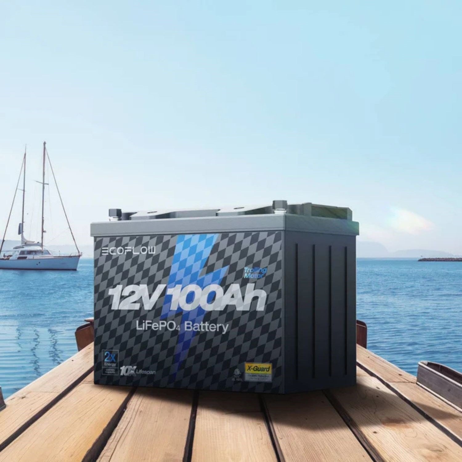 EcoFlow Lityum 12V 100Ah Deep Cycle Marin/Karavan Aküsü