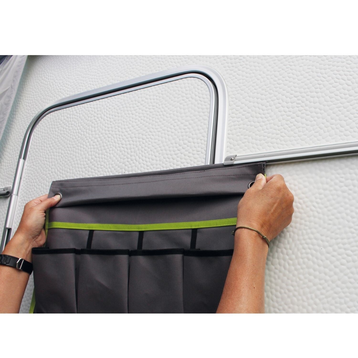 Eurotrail Organizer Derby S Karavan Organizeri 36x75 cm Charcoal/Lime