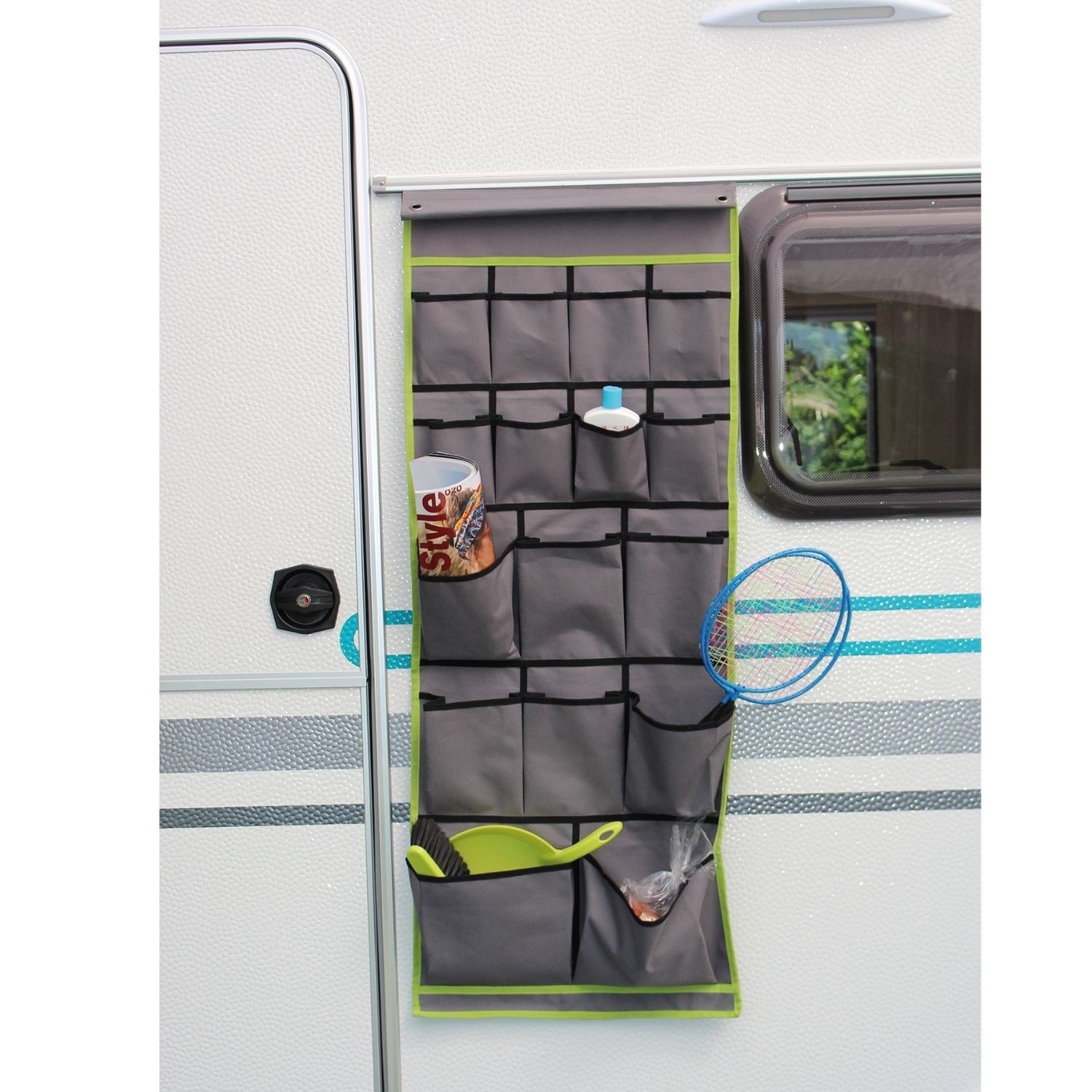 Eurotrail Organizer Derby S Karavan Organizeri 36x75 cm Charcoal/Lime