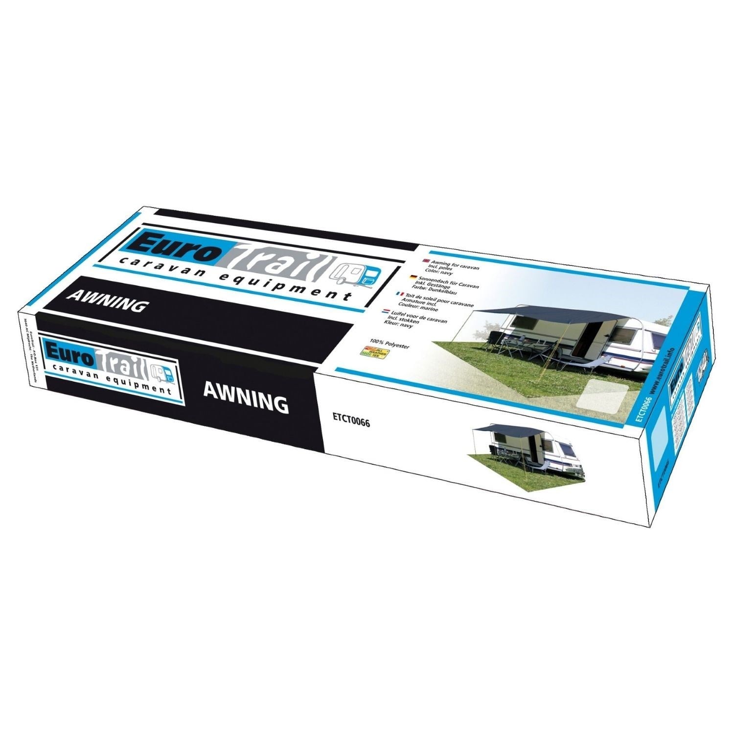 Eurotrail Universal Karavan Tentesi 300 x 240 cm Gri – Direk Seti Dahil