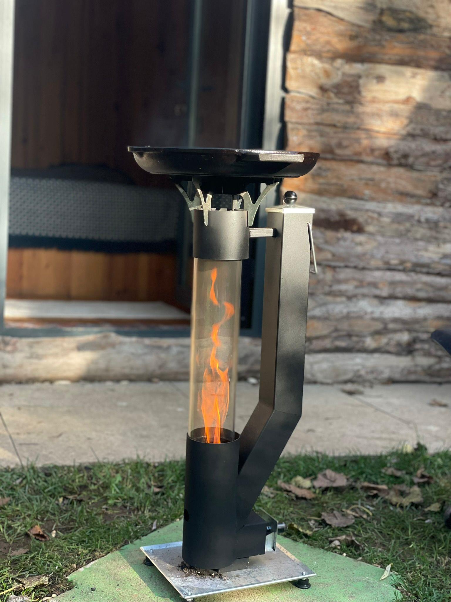 EZS - Palet Sobası Mini 60 CM Sandıklı