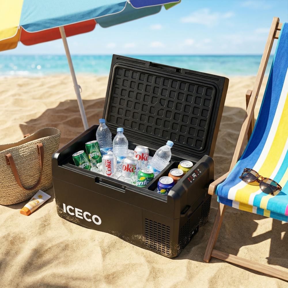 ICECO MCD20B 12/24Volt 20 Litre Kompresörlü Oto Buzdolabı/Dondurucu + Buz Kaseti