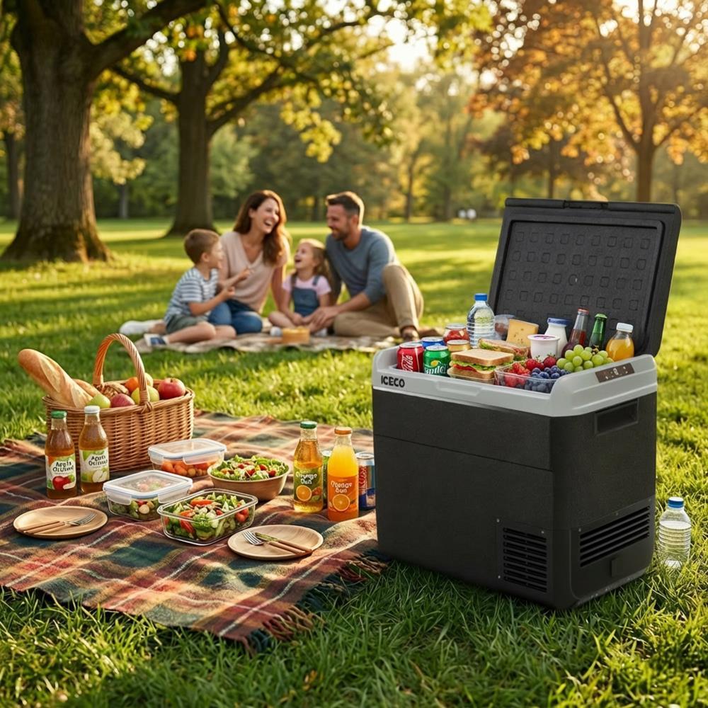 ICECO MCD60D 12/24Volt 60 Litre Kompresörlü Outdoor Oto Buzdolabı