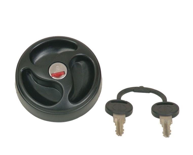 Karavan Anahtarlı Su Dolum Kapağı Siyah