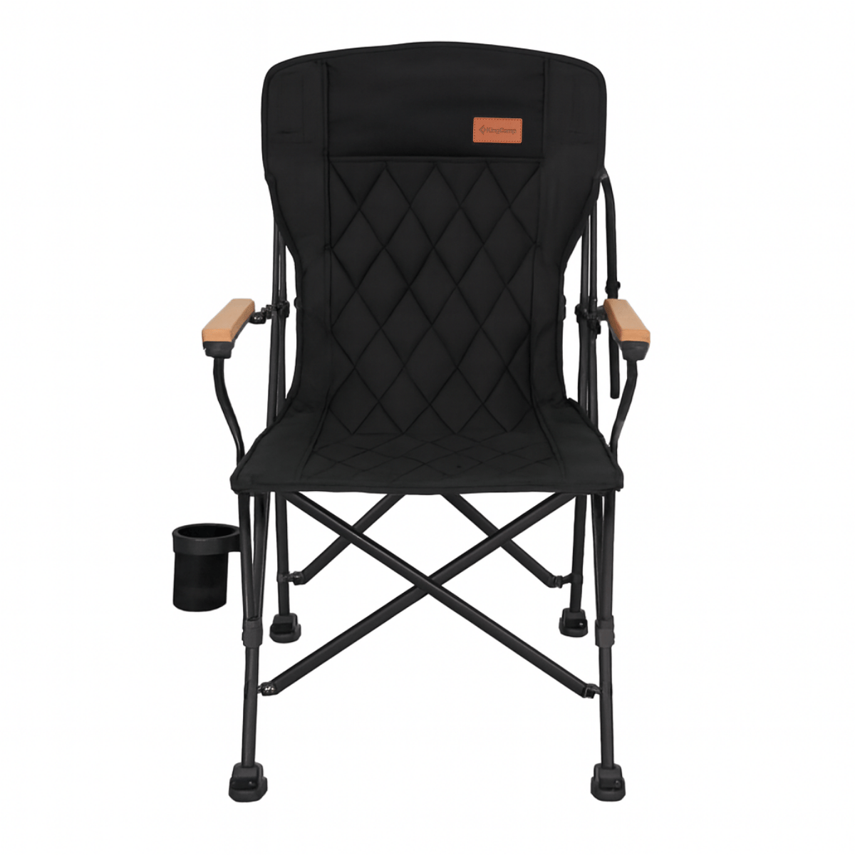 KingCamp Polar Comfort Plus Ultra Konforlu Katlanır Kamp Sandalyesi Black