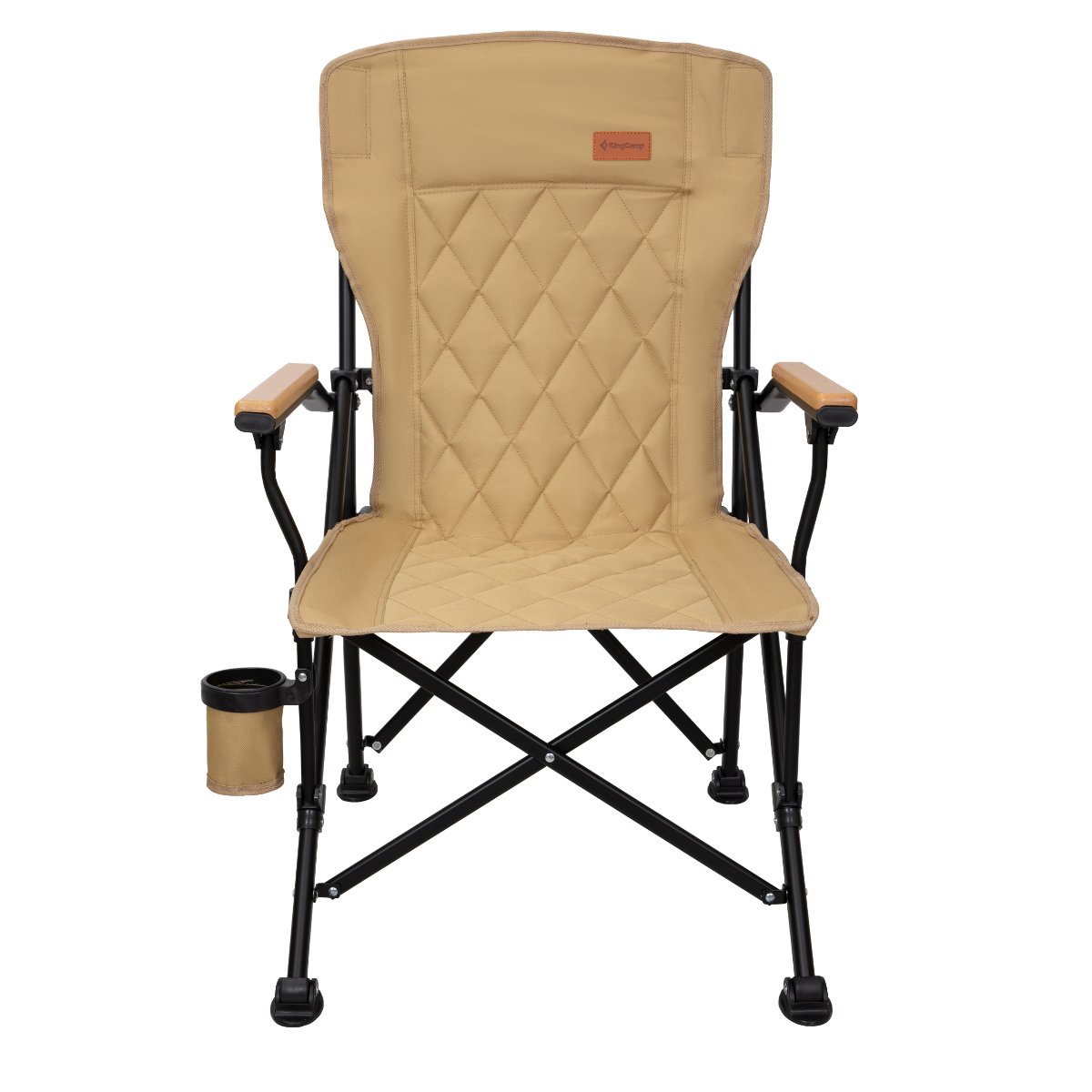 KingCamp Polar Comfort Plus Ultra Konforlu Katlanır Kamp Sandalyesi Khaki