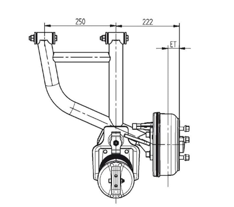 KNOTT Bağımsız Süspansiyon Sol 675 KG