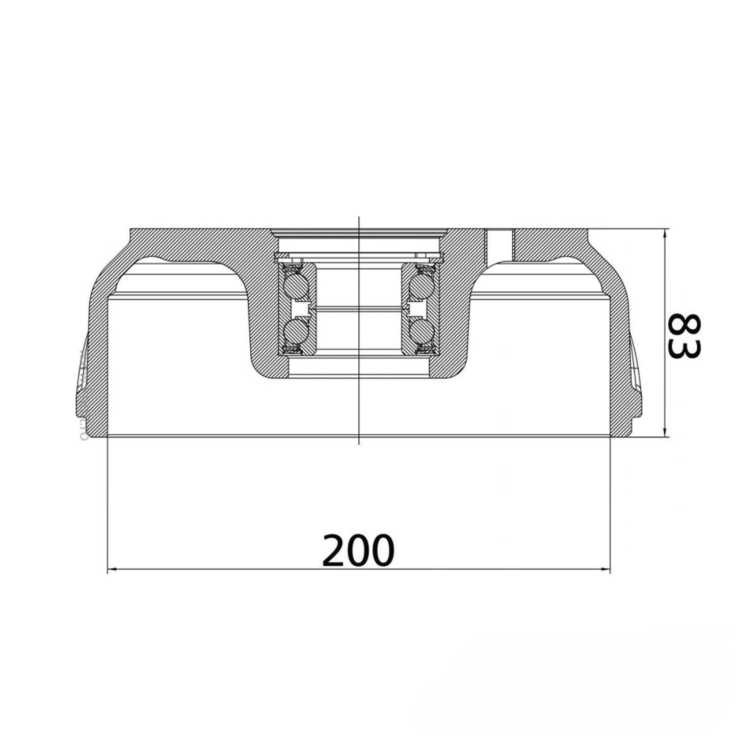 Knott Dingil Fren Kampanası F200 20-2425/1 5x112