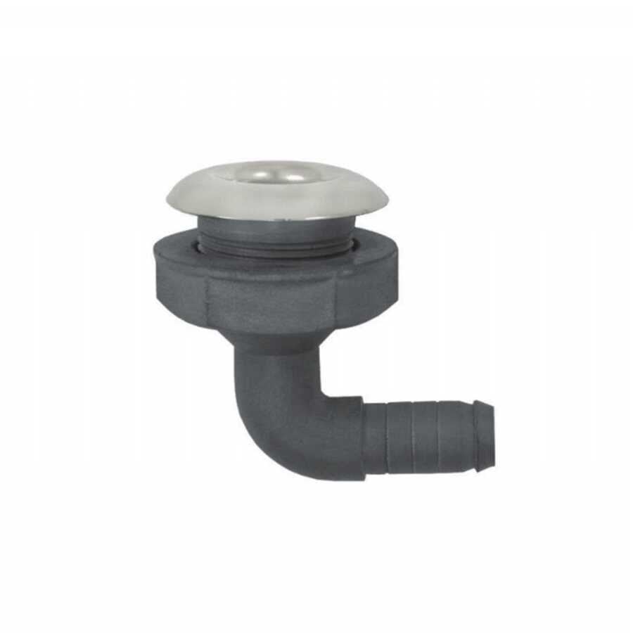 Krom Flanşlı Sintine Çıkışı 1.1/2'', Dirsek