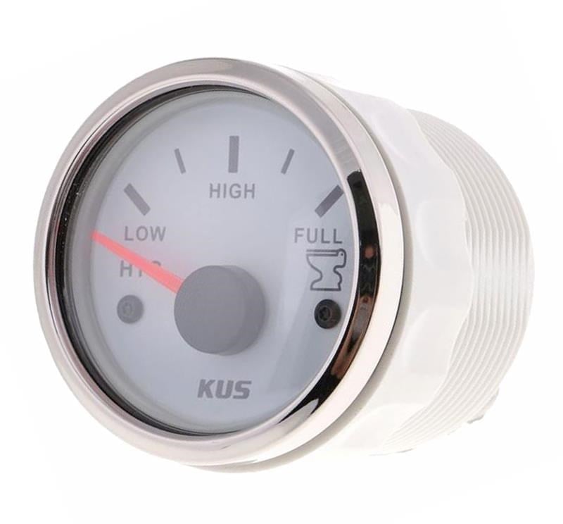 KUS Atık Su Göstergesi 12/24V 240-33 Ohm Beyaz