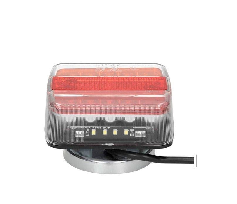 Mıknatıslı Led Römork Stop Lambası Seti 7 Pin Soketli 12v