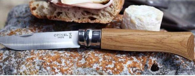 Opinel Inox No 8 Meşe Saplı Paslanmaz Çelik Çakı