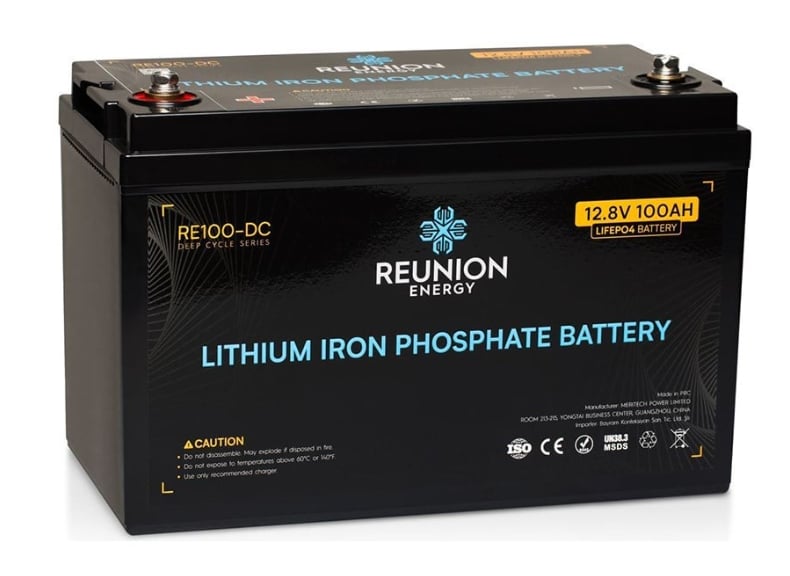 Reunion Seri Bağlanabilen Lityum Akü 12V 100AH