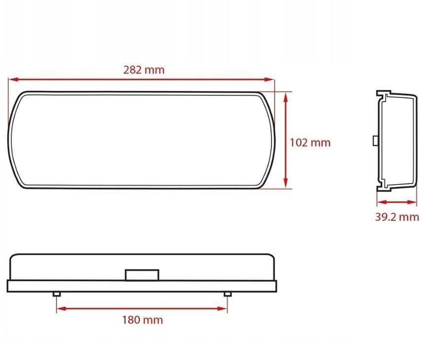 Römork ve Karavan Led Stop Lambası 12 Volt