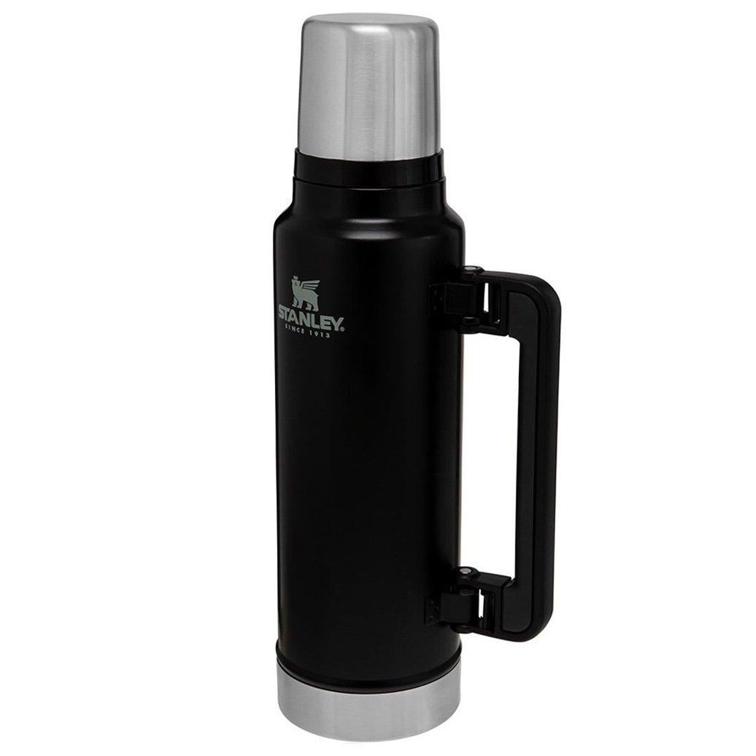 Stanley 1.4L Classic Legendary Bottle Matte Black - Efsane Stanley Termos Siyah
